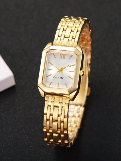 GOLDIE — Duo of 2 Golden Watches · White & Green - KE