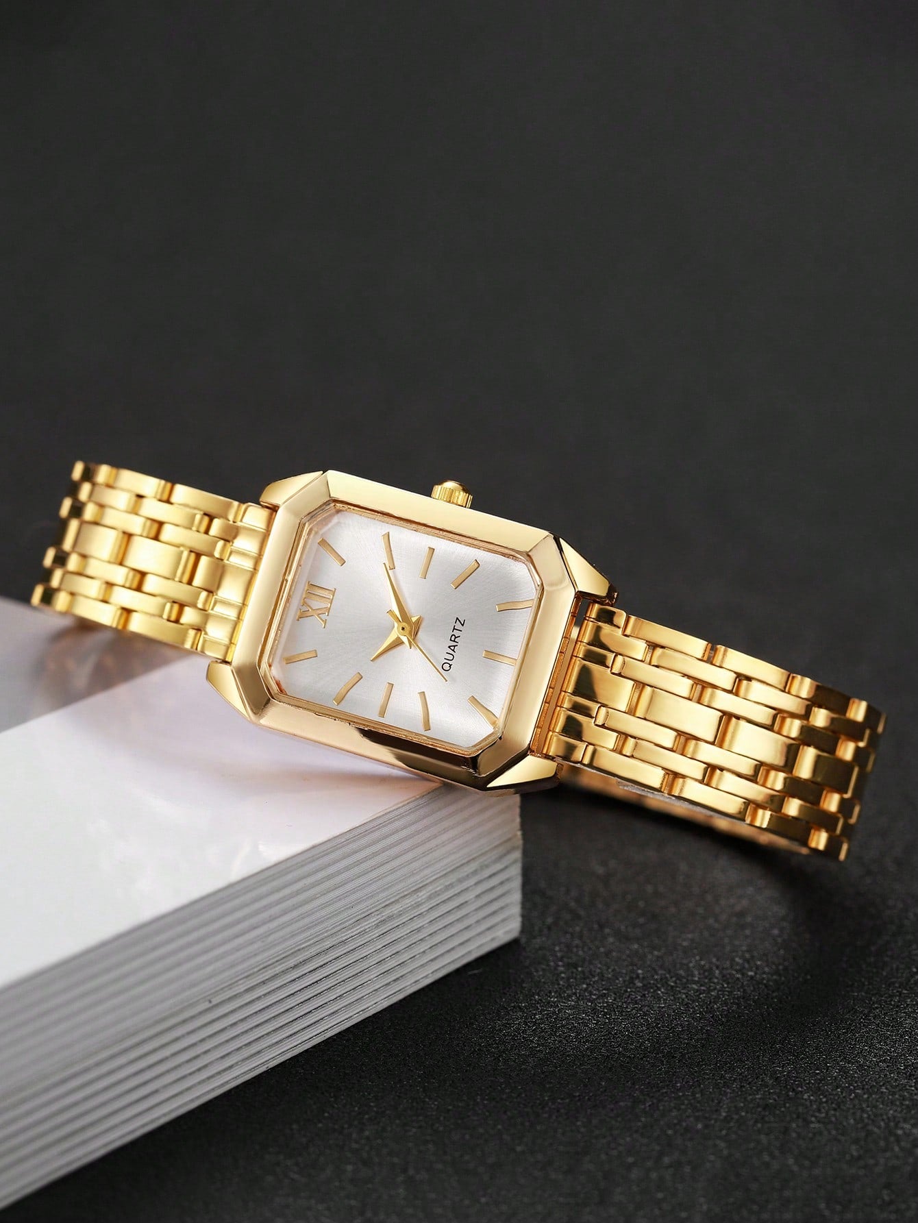 GOLDIE — Duo of 2 Golden Watches · White & Green - KE