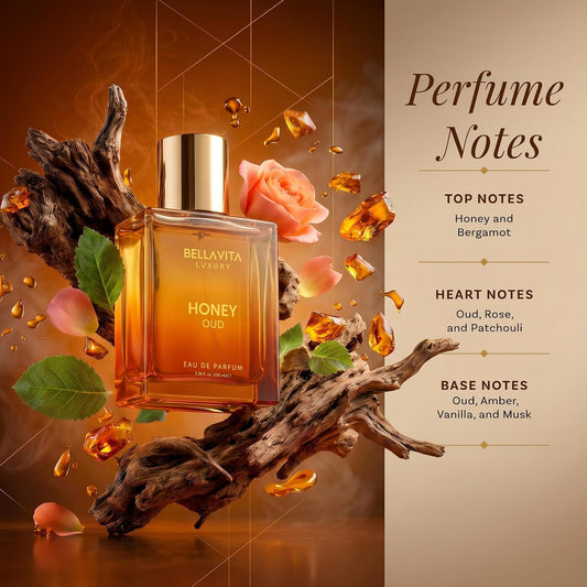 Bella Vita Luxury Honey Oud — Unisex Eau de Parfum, 100 ml (KE)