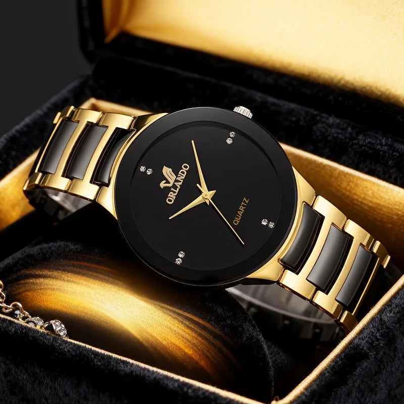 Orlando Premium Duo Watch Set – Elegant Pair for Couples - KE