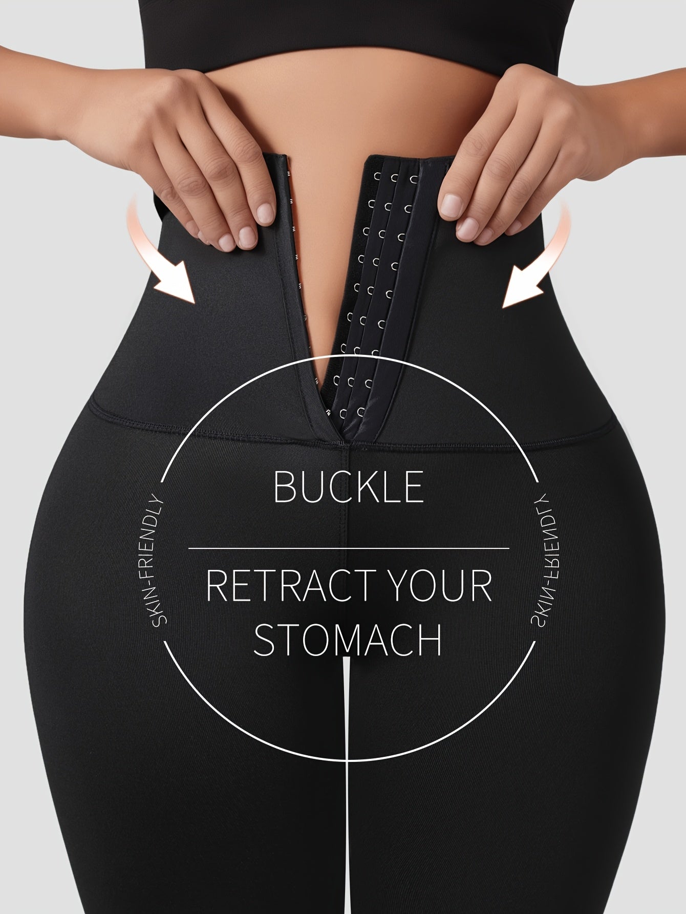 CurveFit — High-Waist Tummy-Control Shaping Leggings (KE)