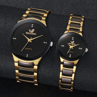 Orlando Premium Duo Watch Set – Elegant Pair for Couples - KE