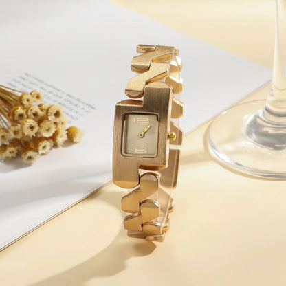 Elegant Gold Watch & Bracelet Set – Timeless Luxury for Every Moment - KE