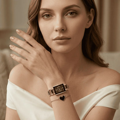Timeless Love Couple Watch Set – Elegant Matching Watches & Bracelets - KE