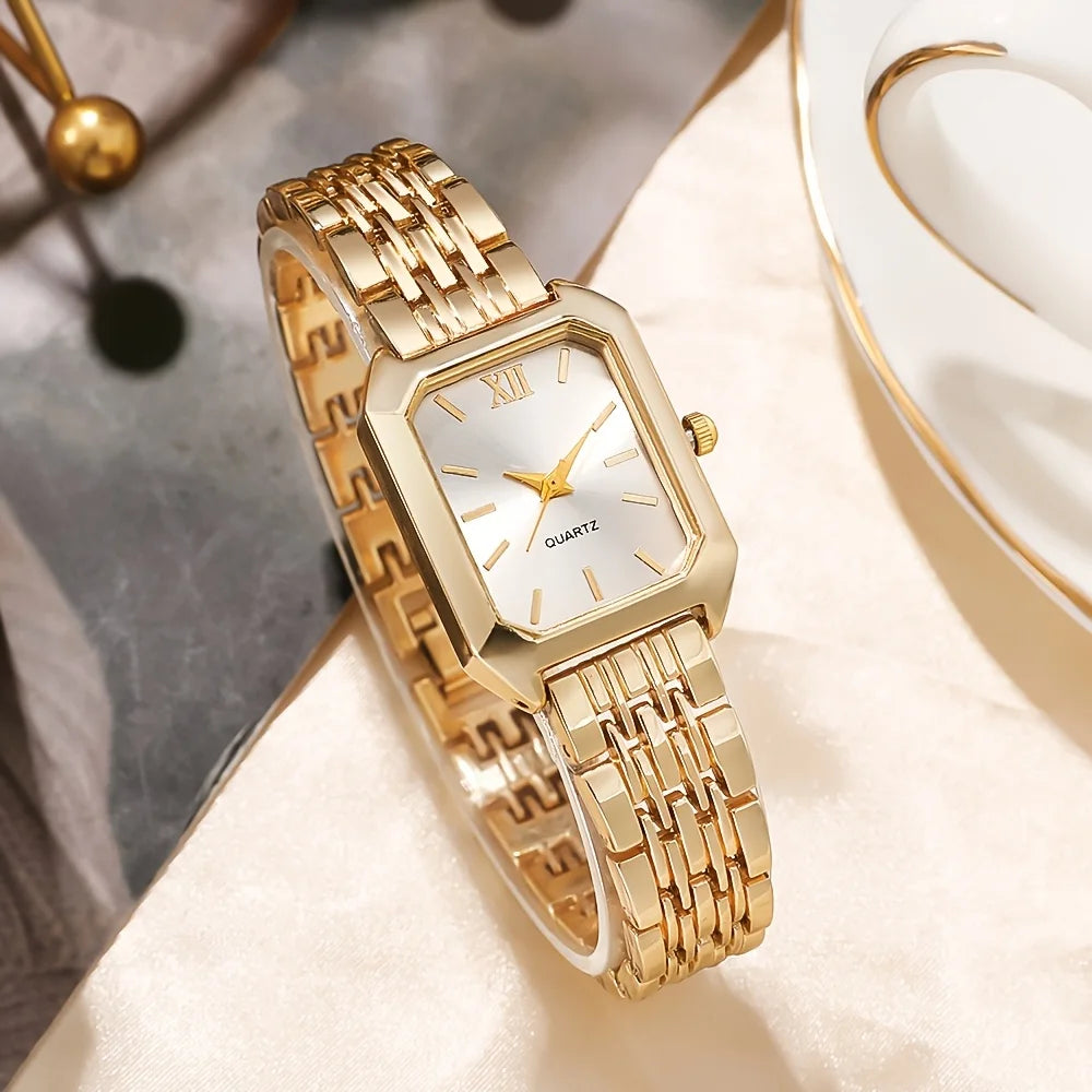 Serena™ 5-Piece Royal Elegance Watch & Jewelry Set - KE