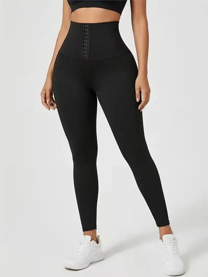 CurveFit — High-Waist Tummy-Control Shaping Leggings (KE)