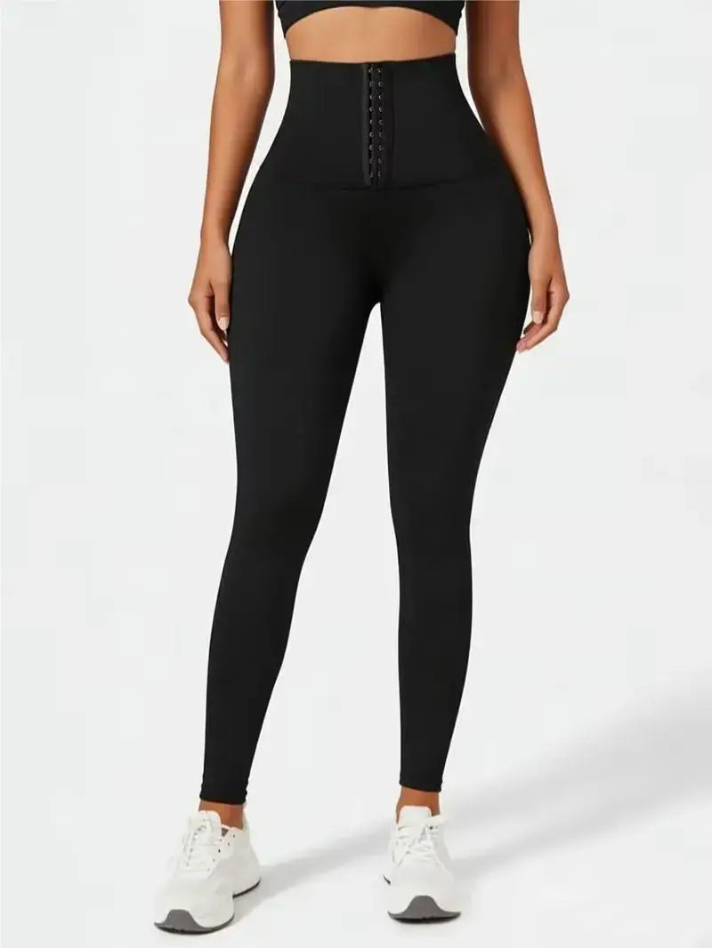 CurveFit — High-Waist Tummy-Control Shaping Leggings (KE)