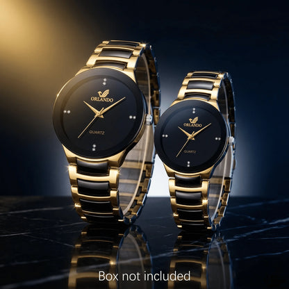 Orlando Premium Duo Watch Set – Elegant Pair for Couples - KE